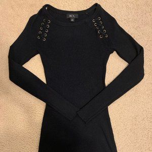 Short Black Sweater Dress